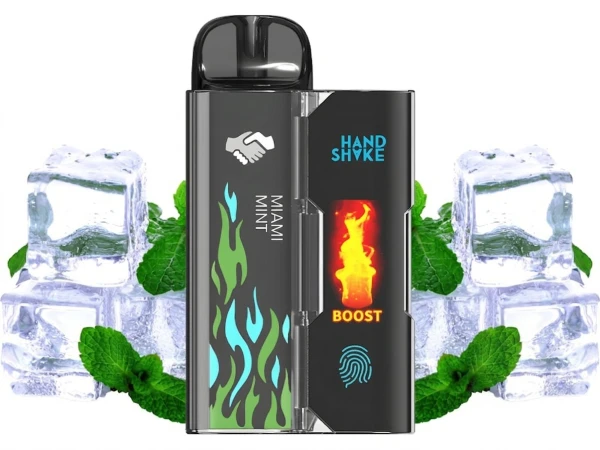 Hand Shake de 15 mil puff 💨. Sabor Menta Miami ❄️🇺🇸🌿's foto | Vape Cienfuegos |  BizneCubano