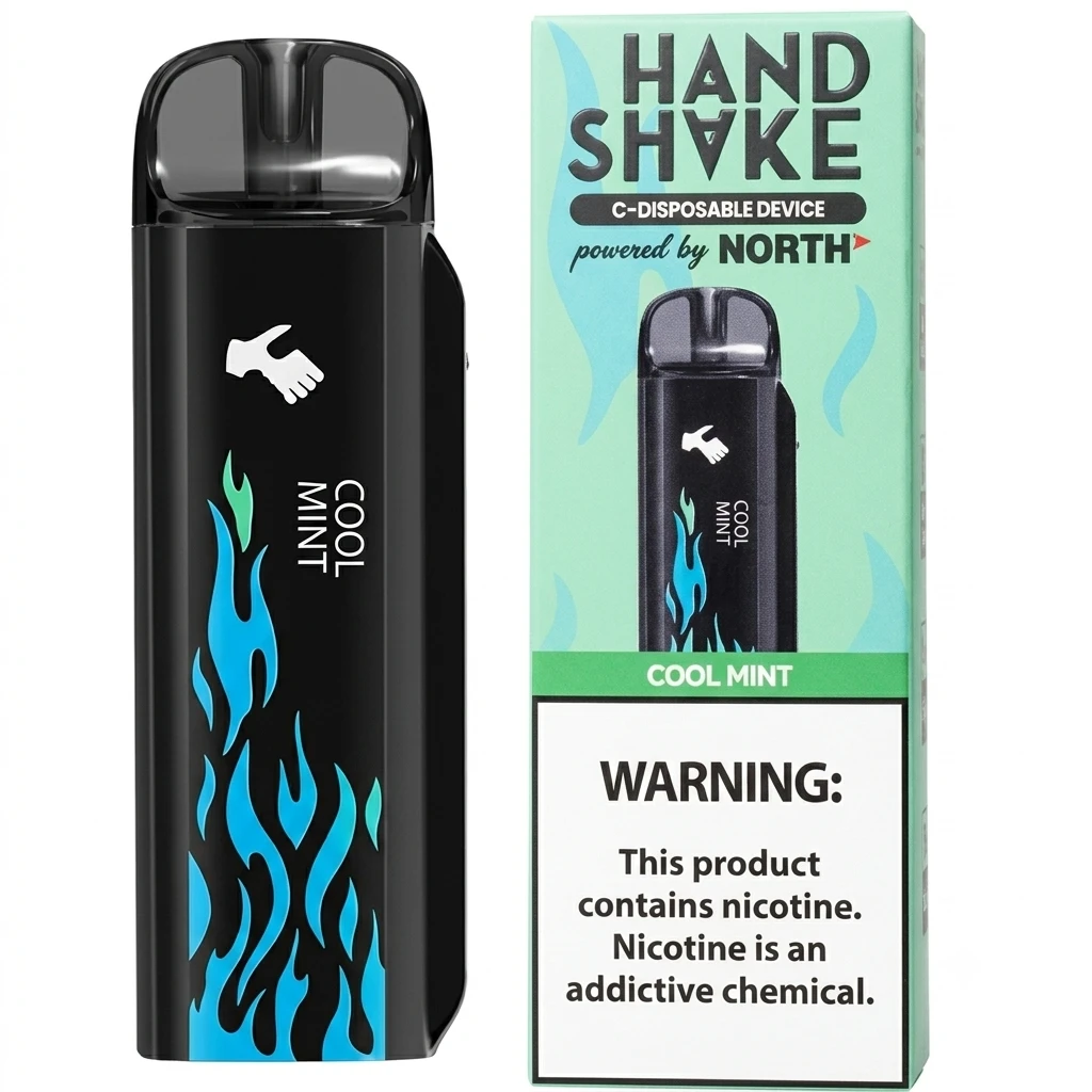 Cápsula del Hand Shake 15 mil puff 💨. Sabor Menta Fresca 🌿❄️'s foto | Vape Cienfuegos |  BizneCubano