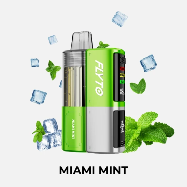 Flyto Kit de 30 K puff 💨 Sabor Menta de Miami 🌿🇺🇸❄️'s foto | Vape Cienfuegos |  BizneCubano