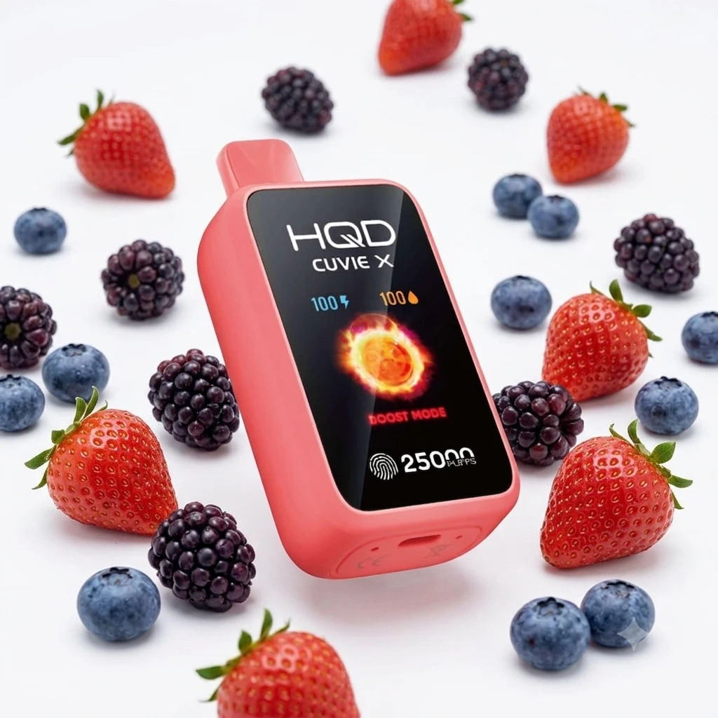 HQD Cuvie X de 25 mil puff 💨. Sabor Frutas del Bosque 🍓🍇🫐's foto | Vape Cienfuegos |  BizneCubano
