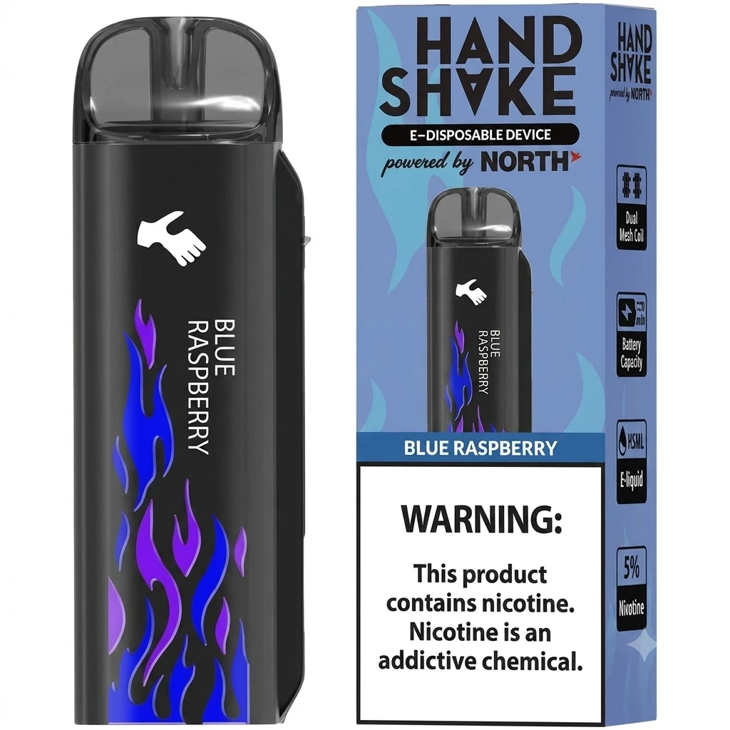Cápsula del Hand Shake 15 mil puff 💨. Sabor Frambuesa Dulce 🍇🍬's foto | Vape Cienfuegos |  BizneCubano