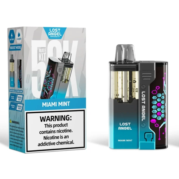 Lost Ángel de 50 mil puff 💨. Sabor Menta Miami 🌿🇺🇸❄️'s foto | Vape Cienfuegos |  BizneCubano