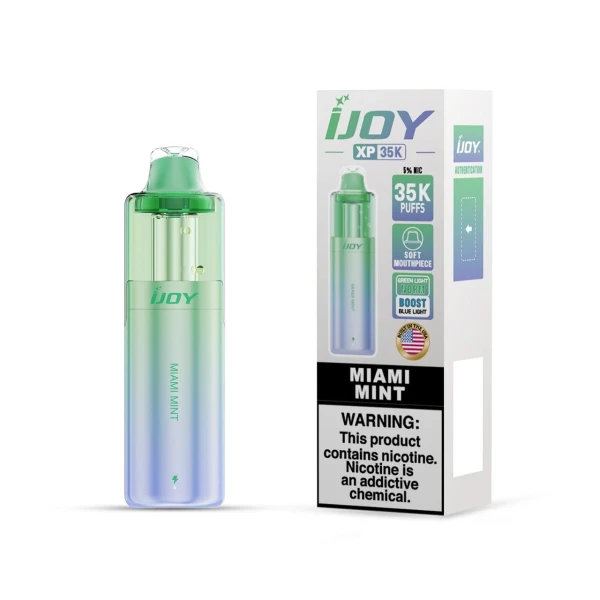 Ijoy XP de 35 mil puff 💨. Sabor Menta de Miami 🌿🇺🇸❄️'s foto | Vape Cienfuegos |  BizneCubano