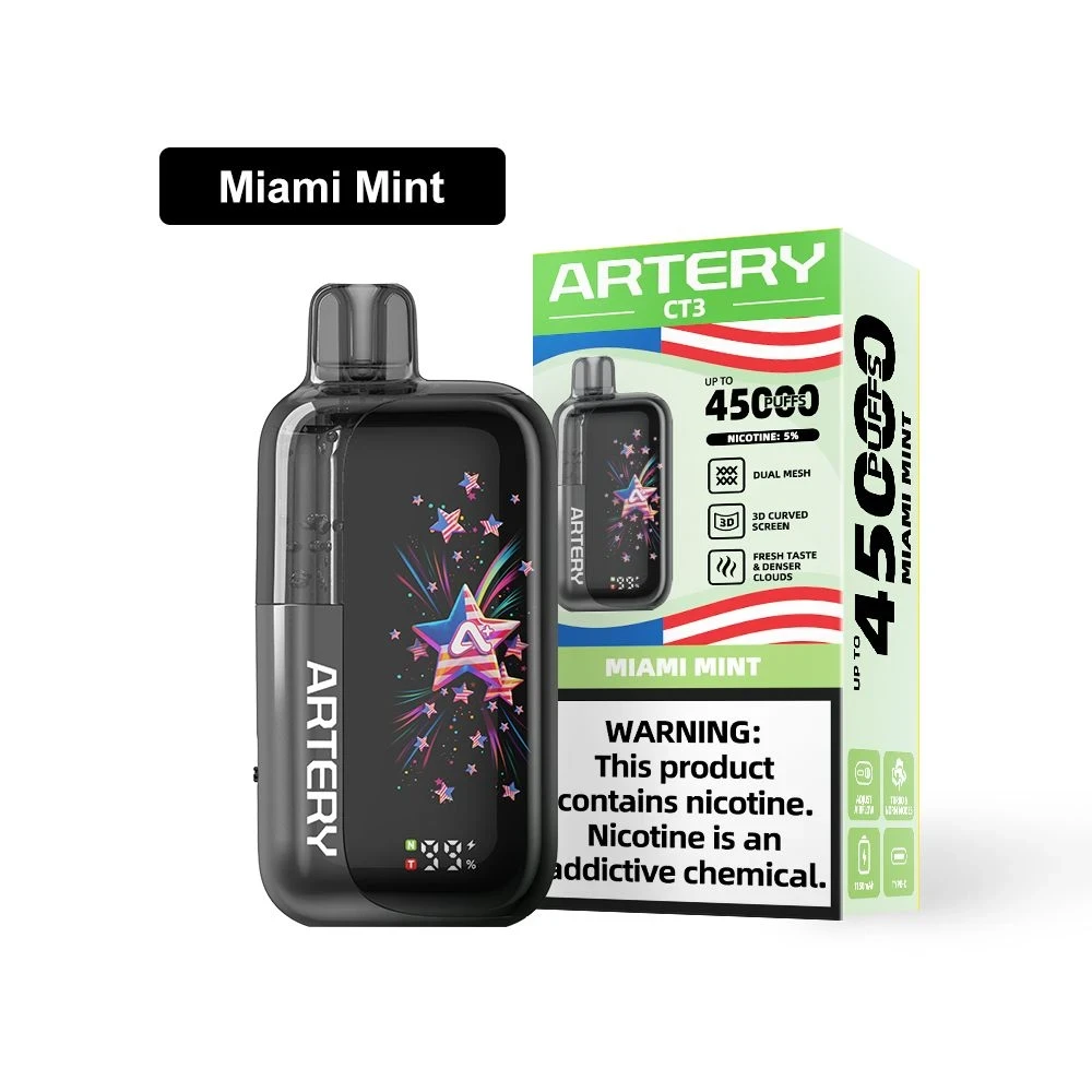 Artery CT3 de 45 mil puff 💨. Sabor Menta Miami 🌿❄️🇺🇸's foto | Vape Cienfuegos |  BizneCubano