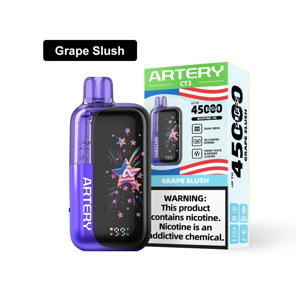 Artery CT3 de 45 mil puff 💨. Sabor Uva Fría 🍇❄️'s foto | Vape Cienfuegos |  BizneCubano