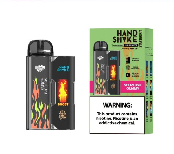 Hand Shake de 15 mil puff 💨. Sabor Gomitas Dulces 🧸🍬's foto | Vape Cienfuegos |  BizneCubano