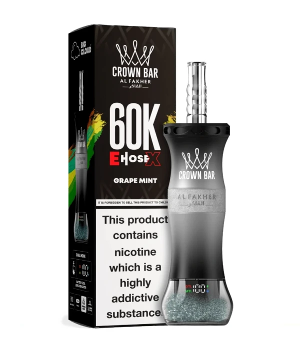Hoacka Vaper Crow Bar de 60 K puff 💨. Sabor 😋 Uva con Menta 🍇🌿❄️'s foto | Vape Cienfuegos |  BizneCubano