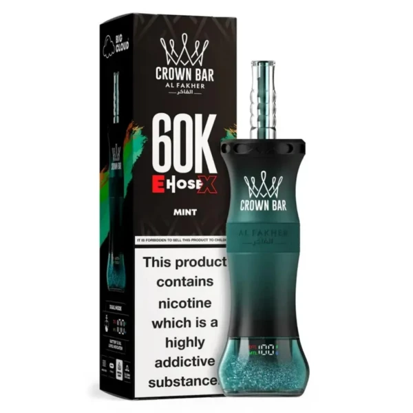 Hoacka Vaper Crow Bar de 60 K puff 💨. Sabor 😋 Menta 🌿❄️'s foto | Vape Cienfuegos |  BizneCubano