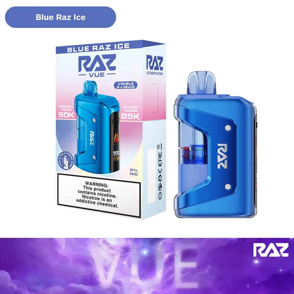 RAZ VUE 50 mil puff 💨. Sabor Frambuesa Fría 🍇❄️'s foto | Vape Cienfuegos |  BizneCubano