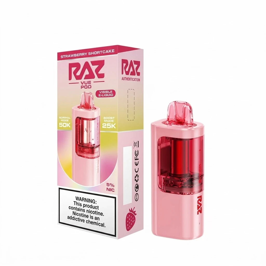 Cápsula para el Vaper RAZ VUE de 50 mil puff 💨.Sabor Pastel de Fresa 🍰🍓's foto | Vape Cienfuegos |  BizneCubano